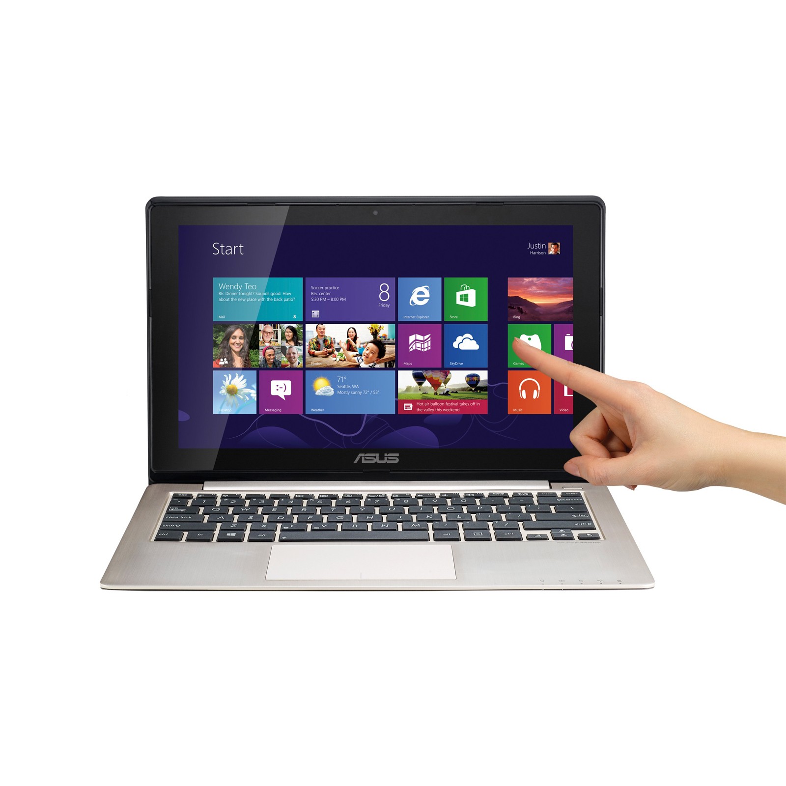 ASUS VIVOBOOK S200E 11.6" Touchscreen Mini Laptop Intel Pentium B987